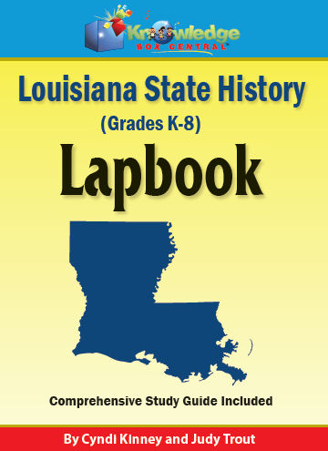 Louisiana State History Lapbook / Interactive Notebook