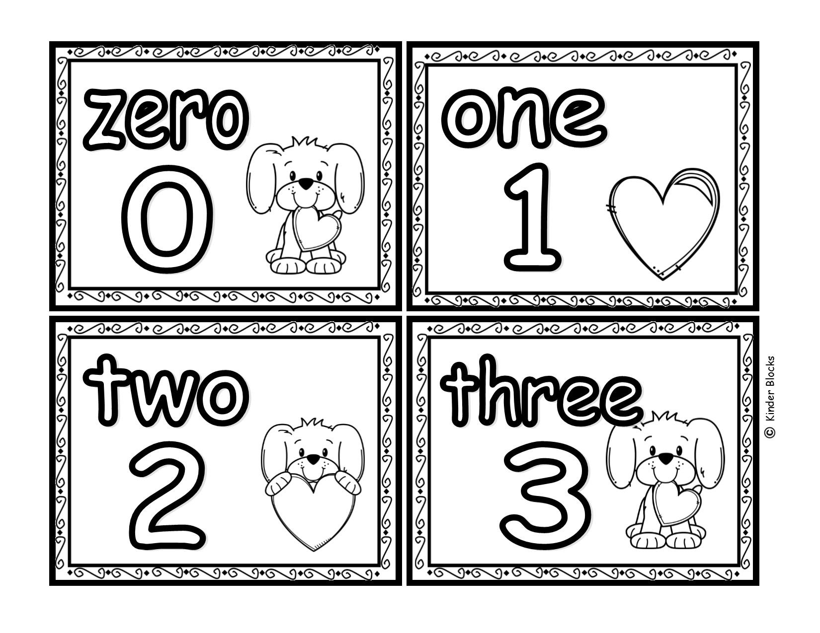 Valentine's Day Number Cards 0 20 Made By Teachers