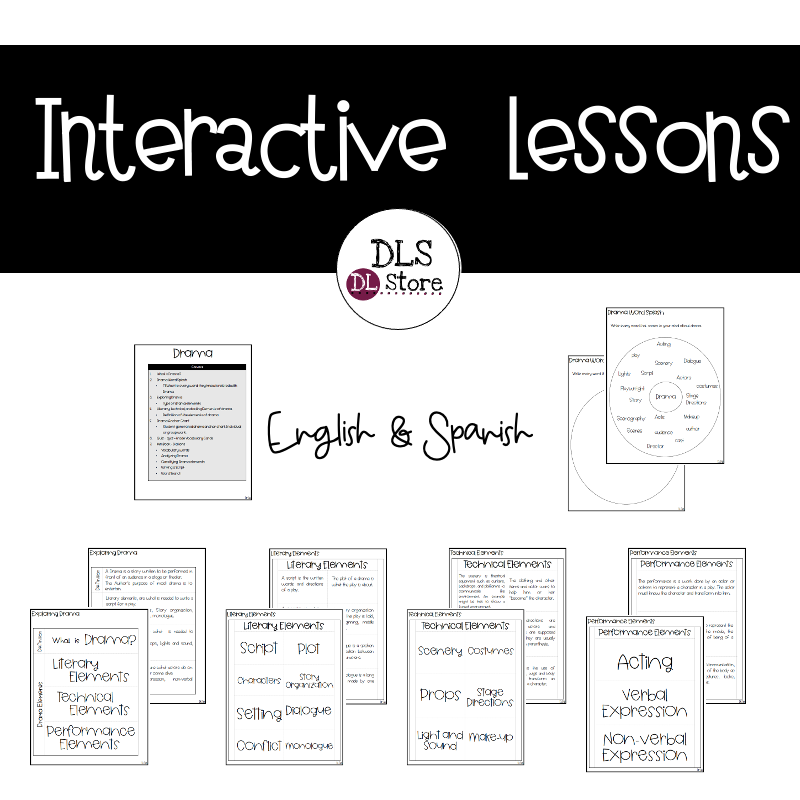 Deep into Drama - English & Spanish | Made By Teachers