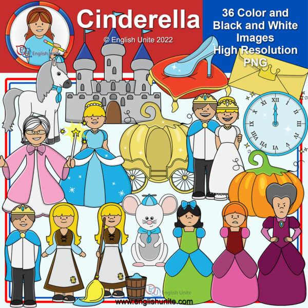 Clip Art - Cinderella | Made By Teachers