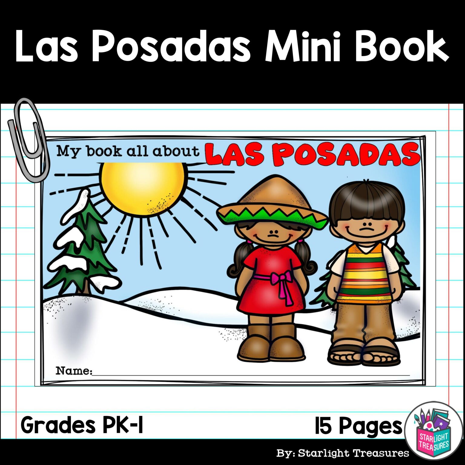 Christmas In Mexico Las Posadas Mini Book For Early Readers Made By
