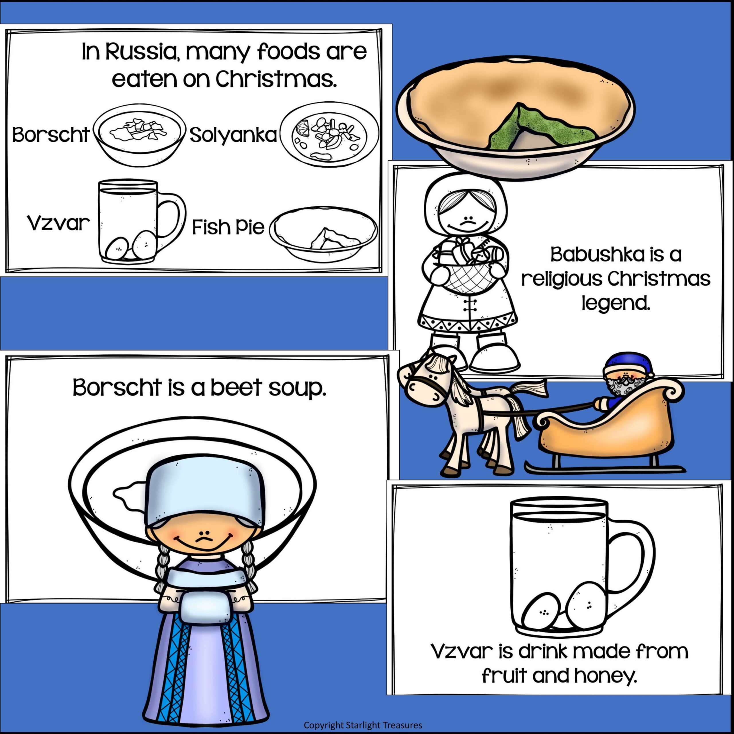 Christmas in Russia Mini Book for Early Readers - Christmas Activities ...