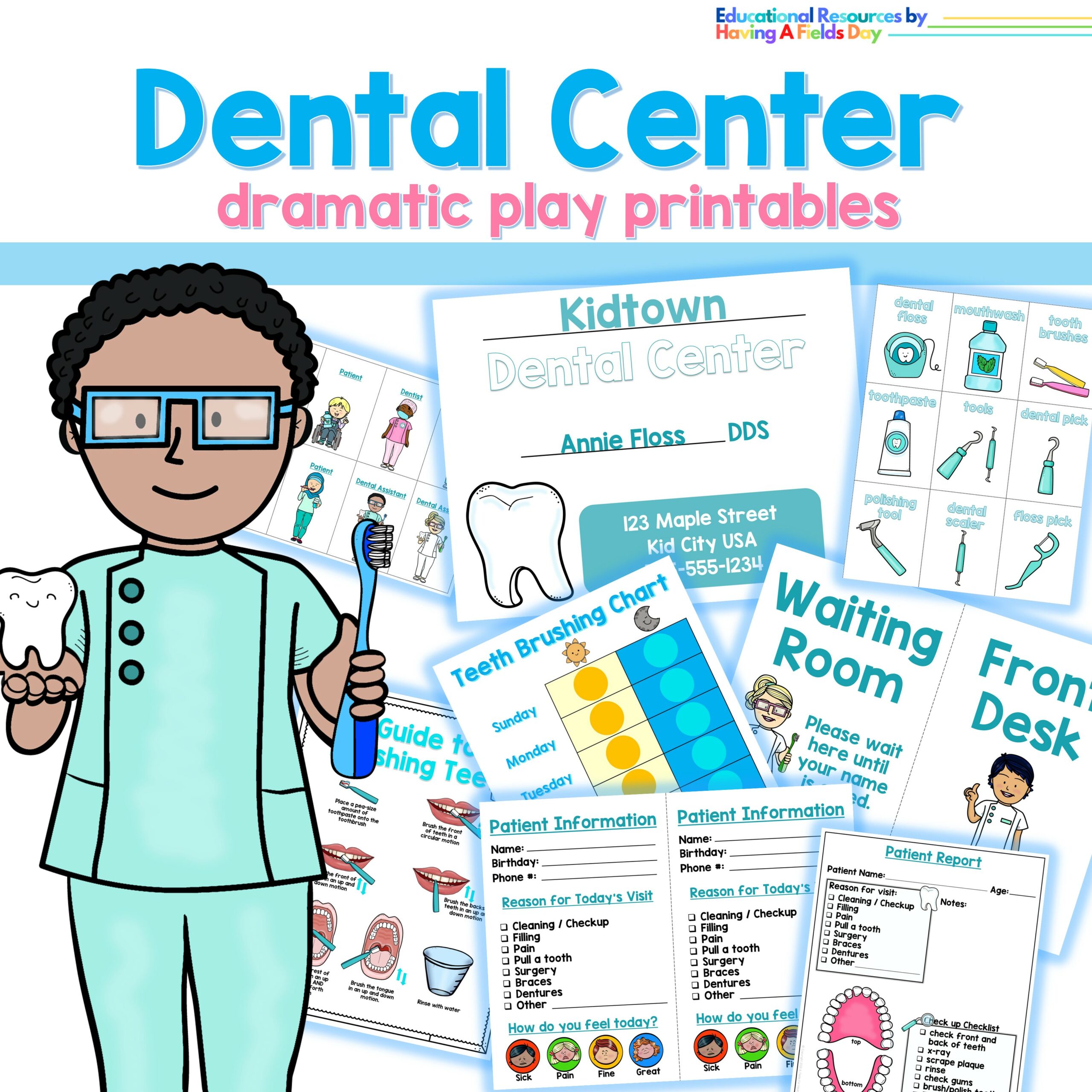 Dramatic Play Dental Care Center Dentist Office Made By Teachers
