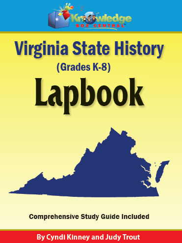 Virginia State History Lapbook / Interactive Notebook
