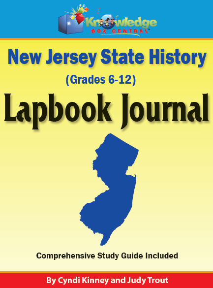 New Jersey State History Lapbook Journal / Interactive Notebook