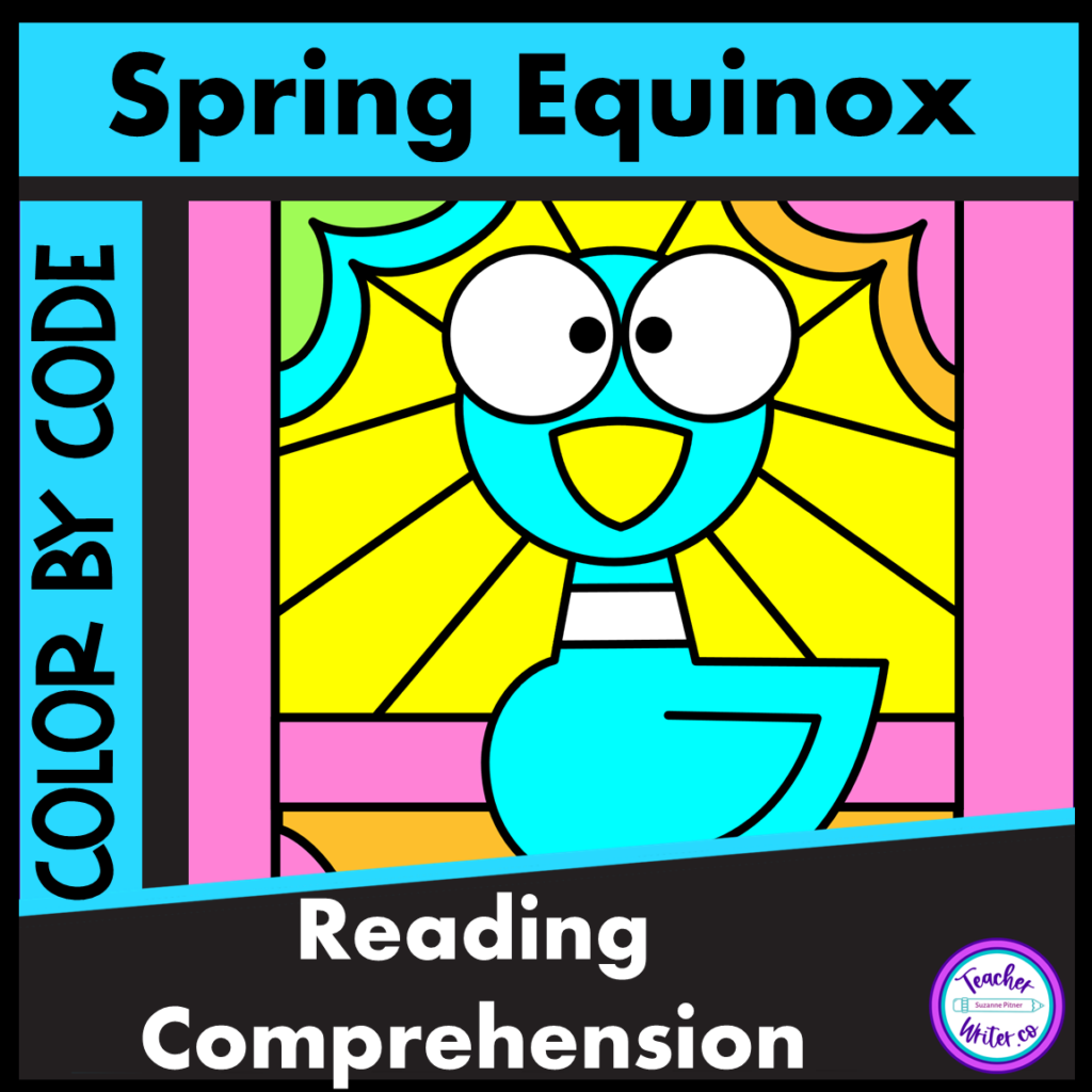 Valentines day reading comprehension color by code made by teachers