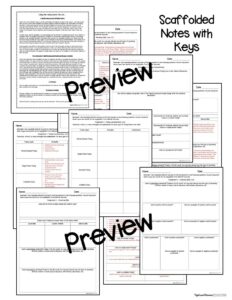 Family and Parenting - Interactive Note-Taking Activities | Made By ...