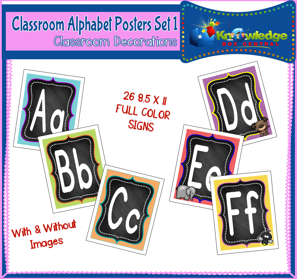 Alphabet Posters - Set 1