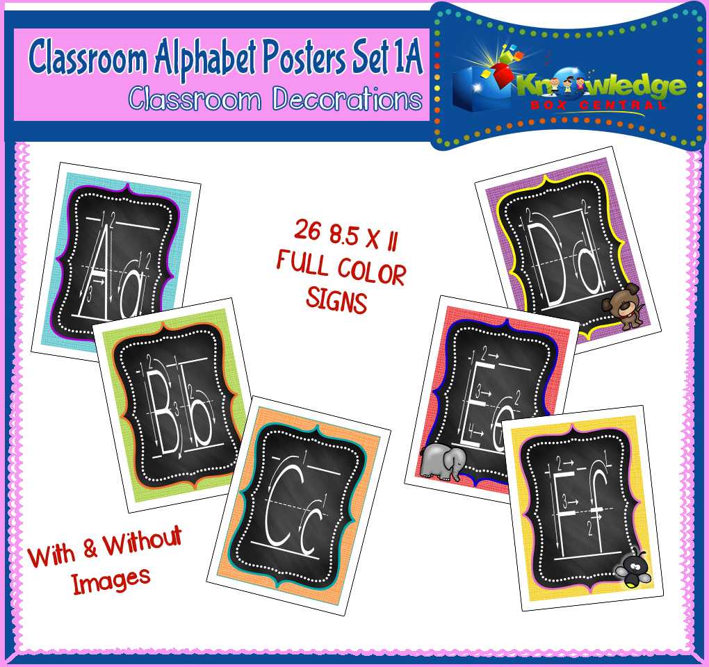 Alphabet Posters - Set 1A