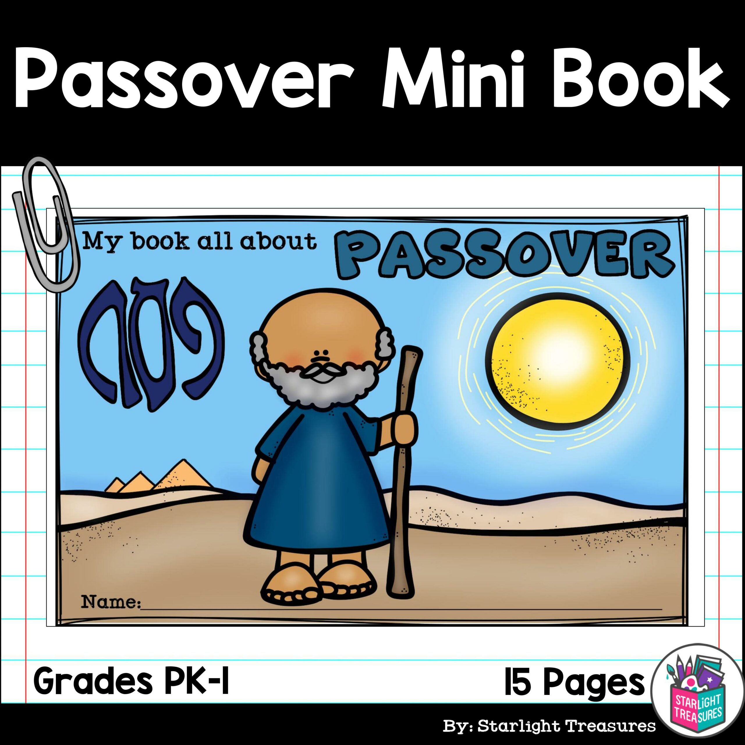 Passover Mini Book for Early Readers | Made By Teachers