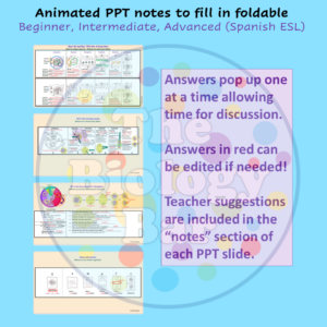 ESL Biology Cell Cycle Mitosis Notes and Foldable | Made By Teachers