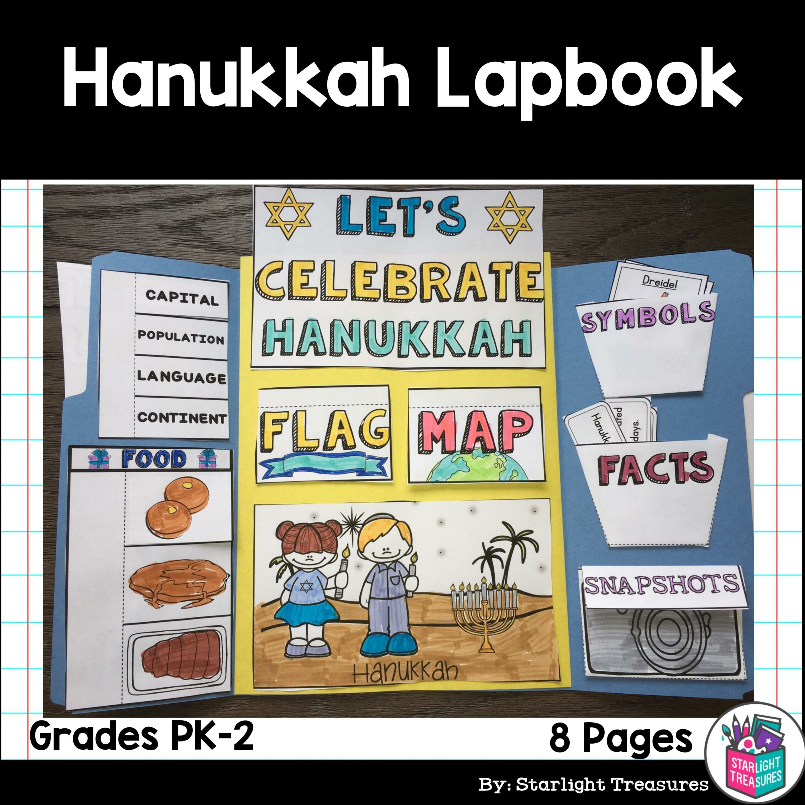 Let's Celebrate Hanukkah Lapbook for Early Learners - Christmas Around the World