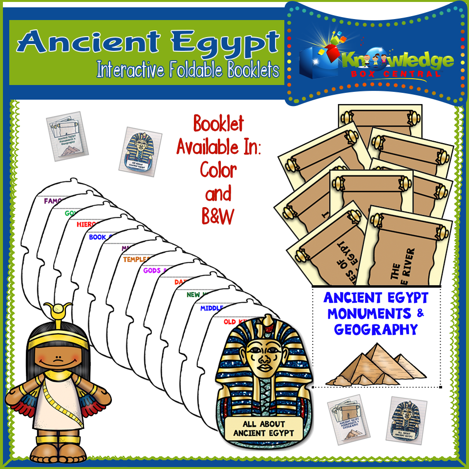 Ancient Egypt Interactive Foldable Booklets