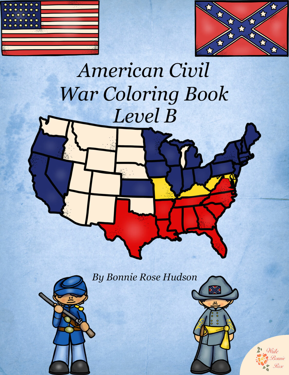American Civil War Coloring BookLevel B Made By Teachers