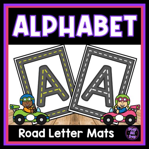 Road Mats BUNDLE Alphabet Numbers 2D Shape Posters Made By Teachers