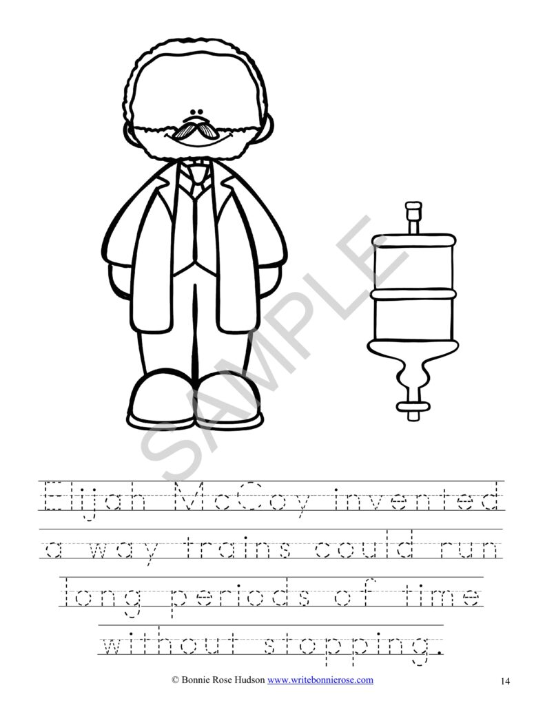 Black History Coloring Book-Level B | Made By Teachers