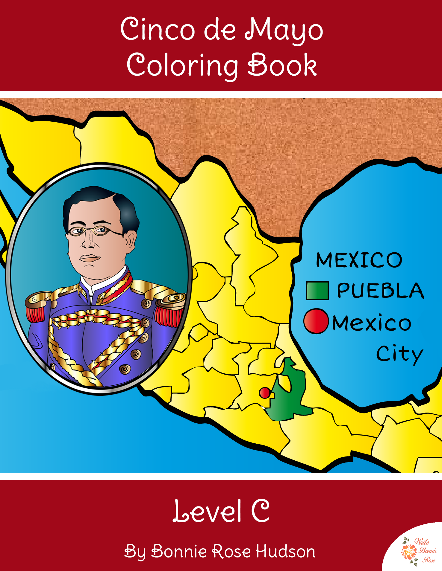 Cinco de Mayo Coloring Book-Level C | Made By Teachers