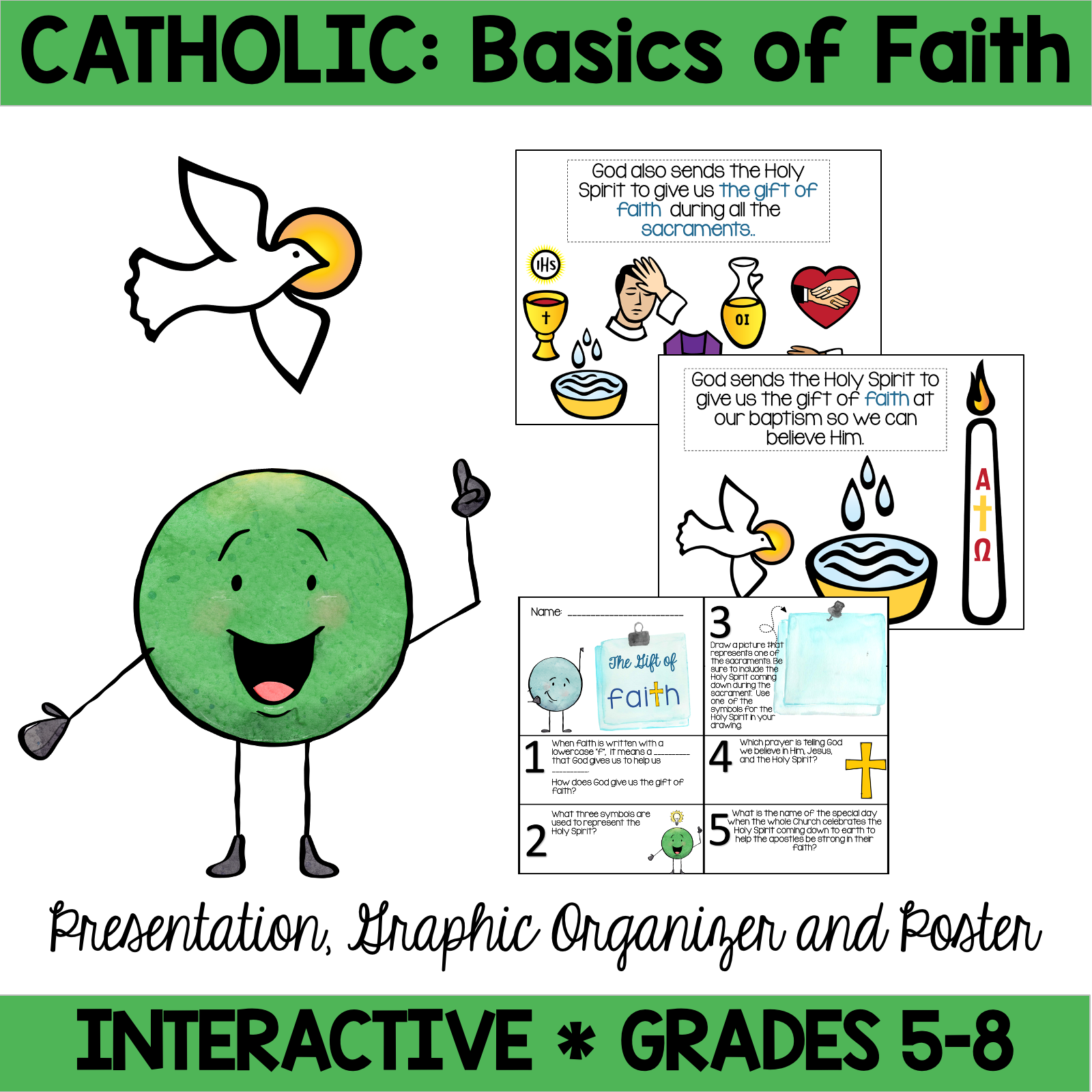 Christian Bulletin Board: Lent, Pray, Fast, Give! | Made By Teachers