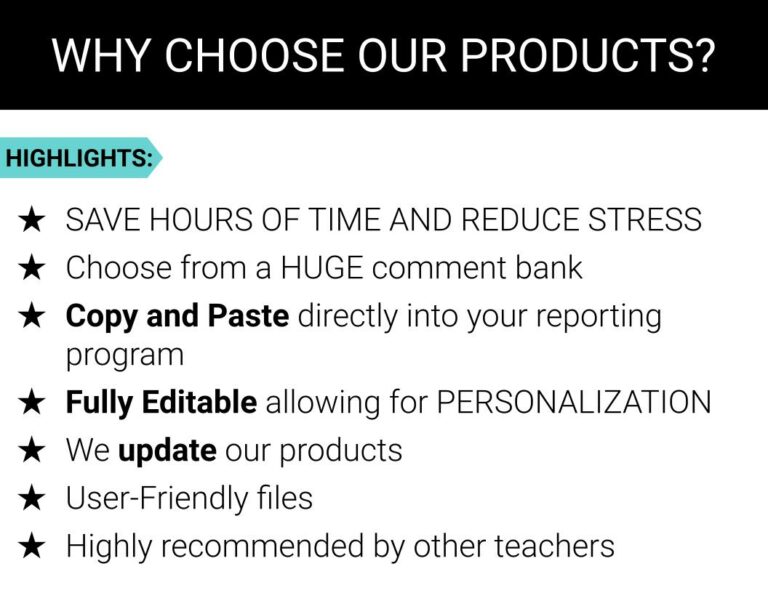 Ontario Learning Skills Report Card Comments - Junior Grades 4 5 6 ...