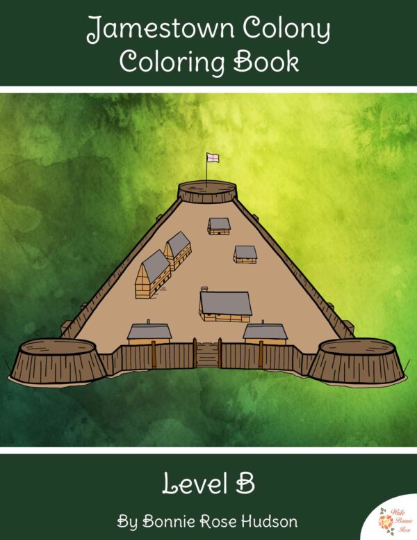 Jamestown Colony Coloring Book-Level B | Made By Teachers