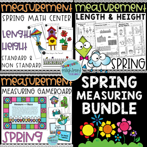 Spring Measurement Activities BUNDLE Spring Measurement Worksheets ...