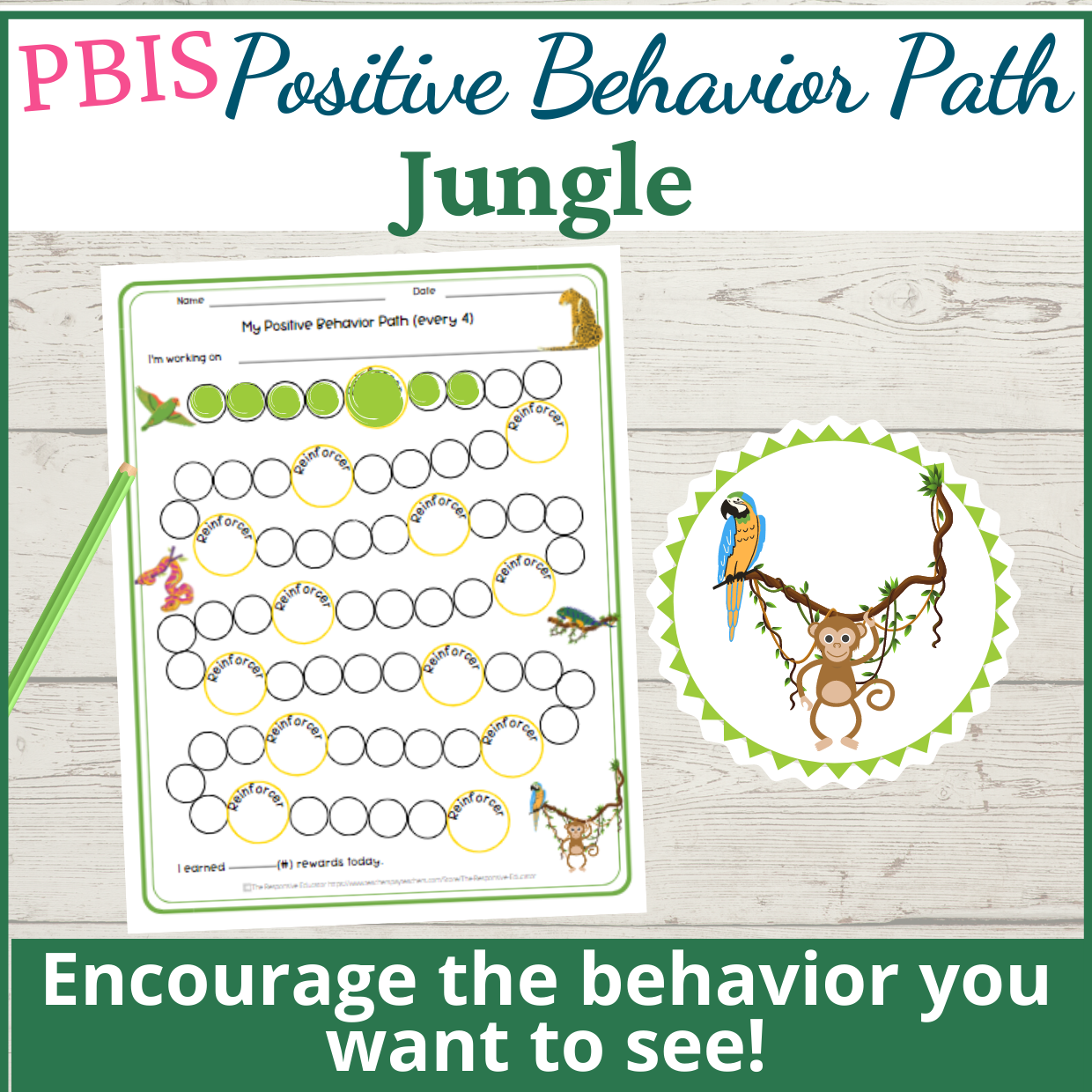 PBIS Positive Behavior Path- Jungle