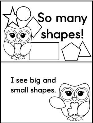 Simple Shapes Print and Go! | Made By Teachers