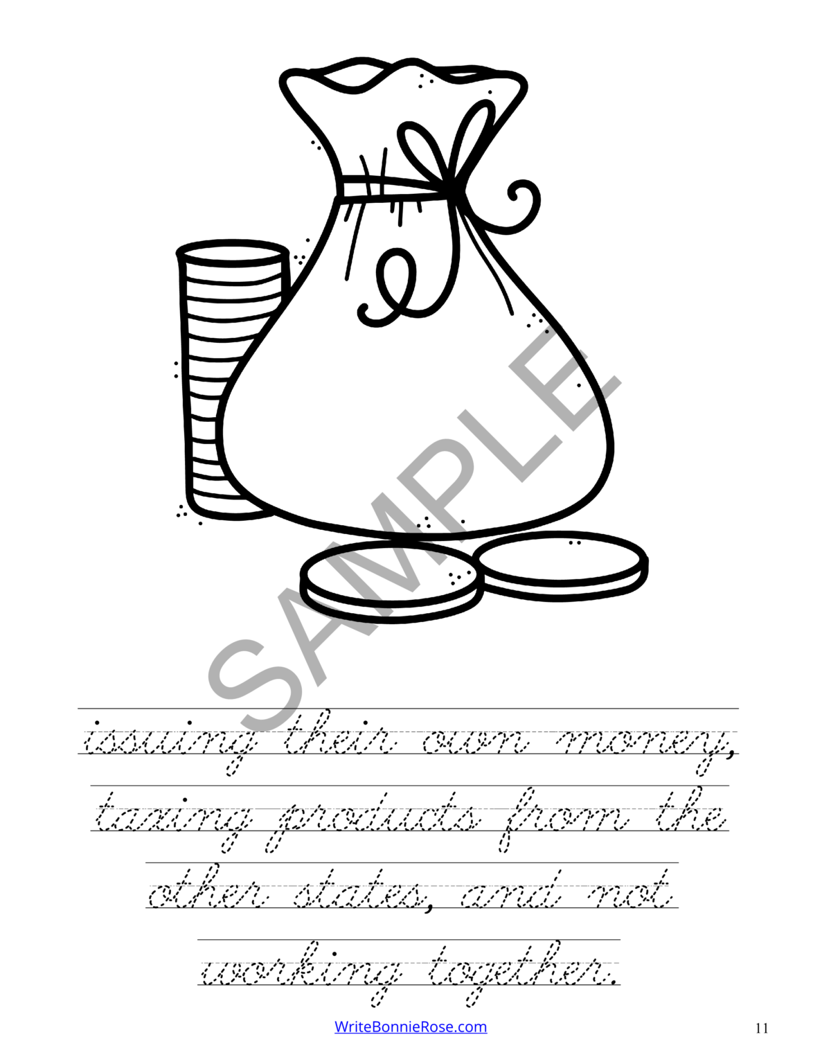 Story of the U.S. Constitution and Bill of Rights Coloring Book-Level C ...