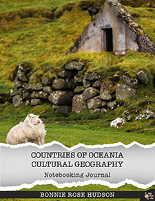 Countries of Oceania Cultural Geography Notebooking Journal