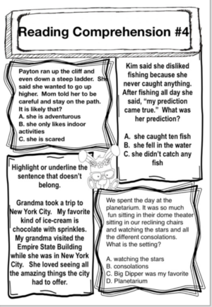 Comprehension Reading Passages - Made By Teachers