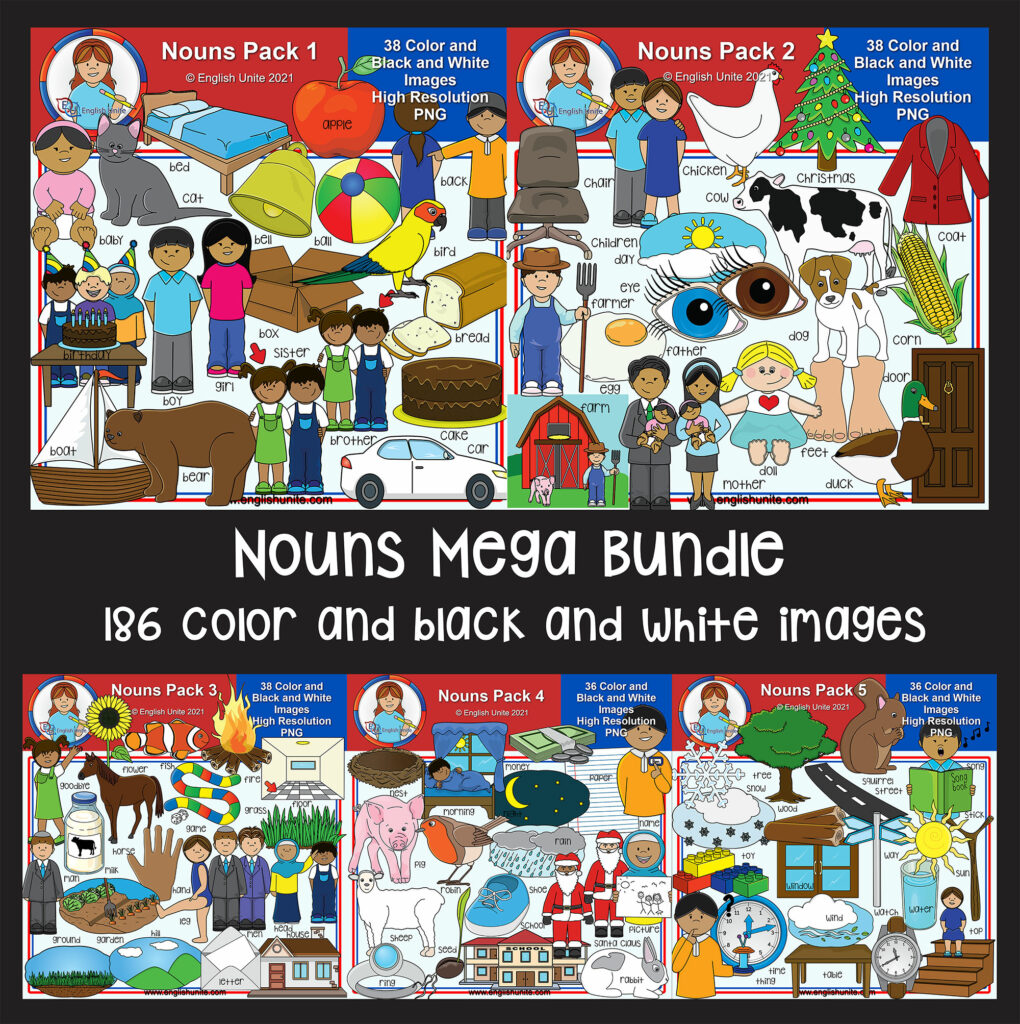 Clip Art - Nouns Bundle | Made By Teachers