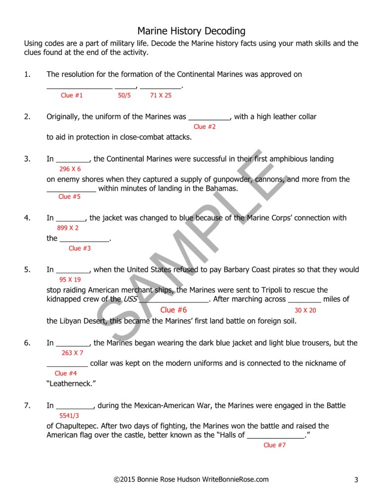 Get to Know the U.S. Marine Corps Puzzles, Quizzes, and More Made By