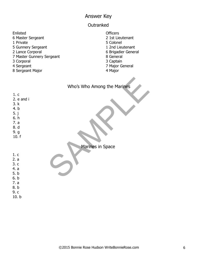 Get to Know the U.S. Marine Corps Puzzles, Quizzes, and More Made By