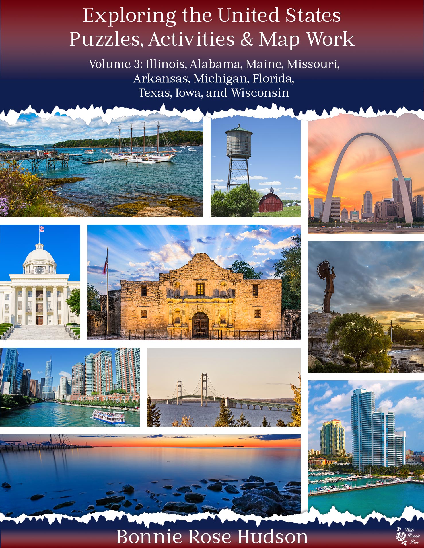 Exploring the United States Puzzles, Activities, and Map Work, Volume 3