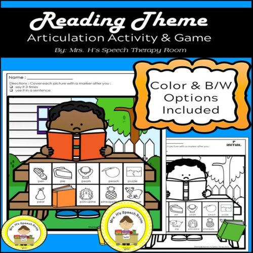 Read around america speech therapy articulation activity made by teachers