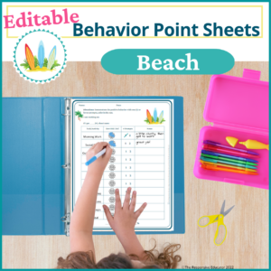Point Sheet for Behavior- Beach
