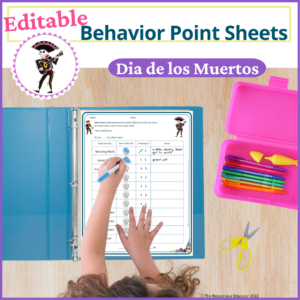 Point Sheet for Behavior- Dia de los Muertos