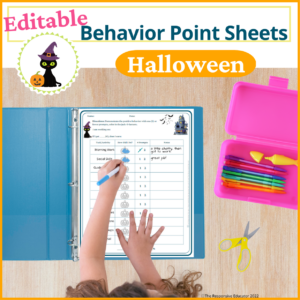Point Sheet for Behavior- Halloween
