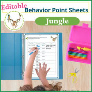 Point Sheet for Behavior- Jungle