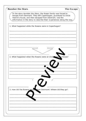 Lois Lowry "Number the Stars" worksheets | Made By Teachers