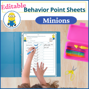 Point Sheet for Behavior- Minions