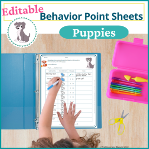 Point Sheet for Behavior- Puppies