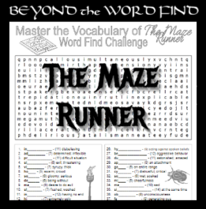 THE MAZE RUNNER Prereading Vocabulary, Quiz, Worksheet, Test, Review ...
