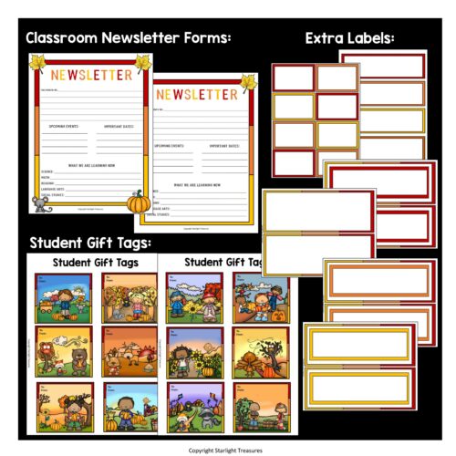 Classroom Decor Pack - Fall Theme | Made By Teachers