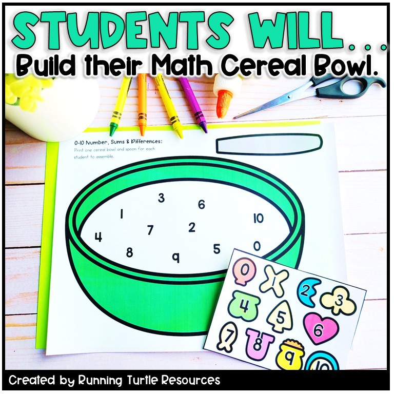 St Patricks Day Math Craft EDITABLE | Made By Teachers
