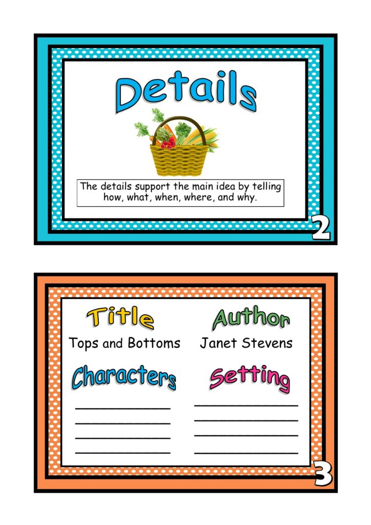 Tops & Bottoms Reading Comprehension Made By Teachers