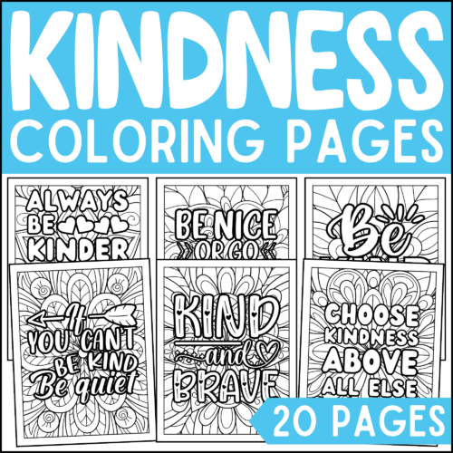 Kindness Coloring Pages | Kindness Activities | Random Acts of Kindness