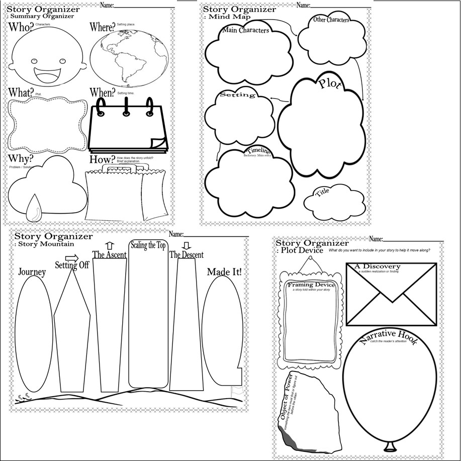 Graphic Organizer Creative Story Writing Guides Made By Teachers