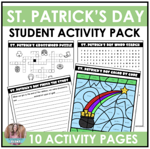 St. Patrick's Day Activities | Narrative Writing, Grammar, Jokes and Puzzles