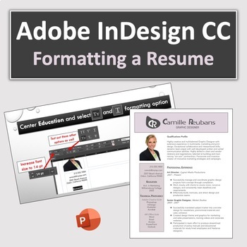 Adobe InDesign CC: Resume Project